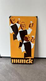 Emaillebord munck 1960, Verzamelen, Ophalen, Gebruikt