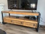 Industrieel TV-meubel, Huis en Inrichting, Kasten |Televisiemeubels, Ophalen, Minder dan 50 cm, 75 cm of meer, Zo goed als nieuw