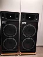 PA luidsprekers als nieuw zo ga je ze nergens vinden., TV, Hi-fi & Vidéo, Appareils professionnels, Enlèvement, Comme neuf, Audio