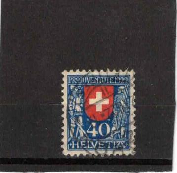 postzegels belgie zwitserland  nr 191 gestempeld c, 68 euro