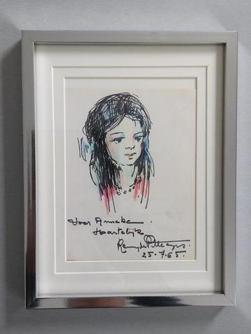 Remy de Pillecyn  , portret , pentekening beschikbaar voor biedingen