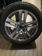 4 velgen en winterbanden Mercedes E, Auto-onderdelen, Ophalen, Velg(en), 17 inch, Winterbanden