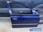 OPEL ASTRA G BLAUW Z282 Rechts Voor deur portier 5 deurs, Opel Automobile GmbH, Droite, Porte, Opel