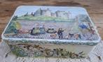Frans Massilly blik, Le Chateau de Suscinio, Bretagne, Verzamelen, Blikken, Ophalen of Verzenden, Gebruikt, Koek(jes), Overige merken