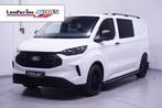 Ford Transit Custom 2.0 TDCI 136 pk L2 Dubbel Cabine Black&W, Auto's, Bestelwagens en Lichte vracht, Parkeersensor, Wit, Bedrijf