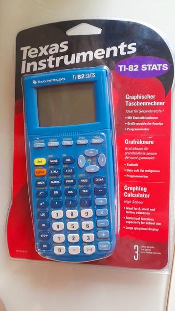 Texas instruments rekenmachine Ti 82 stats, Enlèvement ou Envoi, Comme neuf