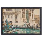 La façade de La Salute, Venise - toile John Singer Sargent, Envoi, Création originale, 50 à 75 cm, 50 à 75 cm
