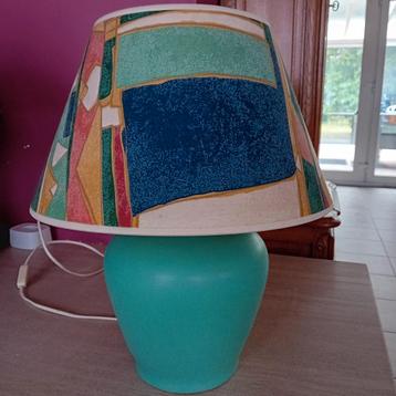 Vintage tafellamp – Porcelaines de Bruxelles – 40 cm hoog beschikbaar voor biedingen