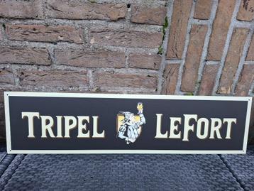 Groot Reclamebord Tripel LeFort beschikbaar voor biedingen