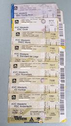 Gebruikte voetbaltickets Belgie., Tickets & Billets, Sport | Football, Cartes en vrac