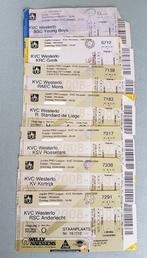 Gebruikte voetbaltickets Belgie., Cartes en vrac