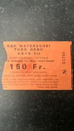Ticket Waterschei KSC Hasselt 1/4 Beker van België 81, Verzenden
