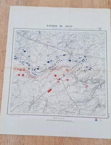 Carte Bataille de Ligny 1815, Enlèvement