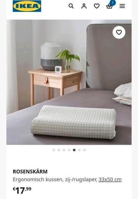 4 NIEUWE Ergonomische kussens., Maison & Meubles, Accessoires pour la Maison | Coussins, Comme neuf, Enlèvement