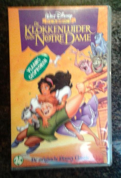 VHS - Walt Disney e.a. - 10 verschillende - € 1/video, Cd's en Dvd's, VHS | Kinderen en Jeugd, Zo goed als nieuw, Tekenfilms en Animatie
