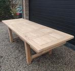 Table de ferme 3m chêne massif avec rallonges, Enlèvement, Chêne