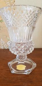 vase en cristal vintage Val St Lambert, Enlèvement ou Envoi, Comme neuf, Verre