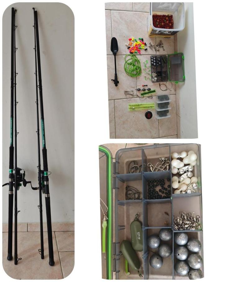 Matériel de pêche, Sports nautiques & Bateaux, Pêche à la ligne | Général, Comme neuf, Canne à pêche complète, Enlèvement