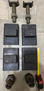 Set wiggen - steunen - bevestigingsbouten, prijs €20, Ophalen of Verzenden, Zo goed als nieuw, Overige typen