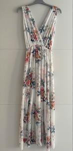Wit kleedje met bloemetjes, Kleding | Dames, Jurken, Ophalen, Zo goed als nieuw, Wit, Onder de knie