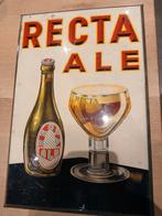 Oude Reclame Recta Ale, Ophalen of Verzenden, Zo goed als nieuw, Reclamebord, Plaat of Schild, Overige merken
