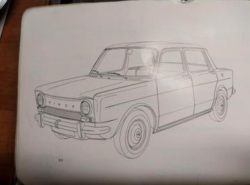 1964 SIMCA 1000 gebruikershandleiding (60 jaar oud!!!) beschikbaar voor biedingen