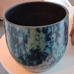 Pot de fleurs bleu, Jardin & Terrasse, Pots de fleurs, Enlèvement, Comme neuf, Intérieur