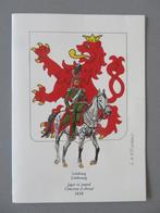 L.&F.Funcken aquarelle Limburg Jager te paard 1838, Verzamelen, Ophalen of Verzenden, Overige soorten, Foto of Poster