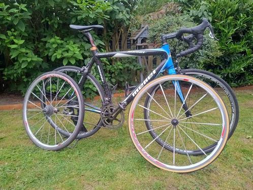 Lichte carbon Menet- Record 10 sp- mt 56+ EXTRA topwielset, Fietsen en Brommers, Fietsen | Heren | Sportfietsen en Toerfietsen