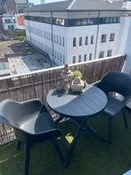 Klein tuinsetje voor appartement, Tuin en Terras, Kunststof, Gebruikt, Tuinset, Eettafel