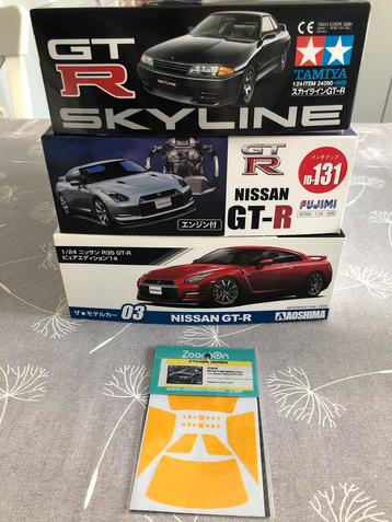 Nissan (Skyline) GT-R modelbouw set beschikbaar voor biedingen