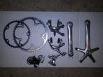 Campagnolo trapstel Record, Fietsen en Brommers, Crankstel of Pedalen, Gebruikt, Campagnolo, Racefiets