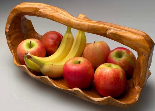 Fruitschaal Fred, Huis en Inrichting, Woonaccessoires | Schalen en Manden, Nieuw, Schaal, Hout, Verzenden