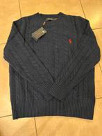 Ralph lauren kabelgebreide trui, Ophalen, Maat 48/50 (M), Wit, Nieuw