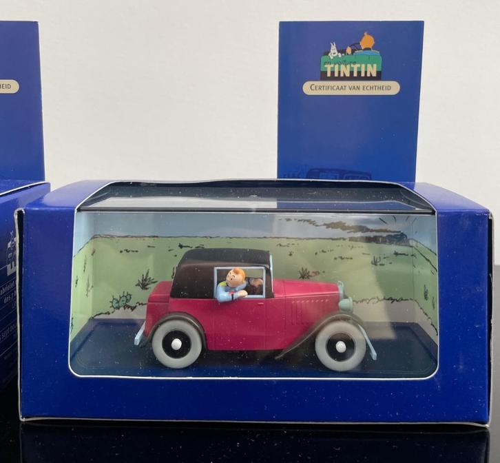 Schaalmodel 1/43: Kuifje /Tintin, Verzamelen, Stripfiguren, Nieuw, Beeldje of Figuurtje, Kuifje, Ophalen of Verzenden