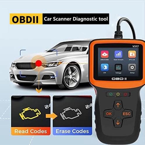 Diagnostische hulpmiddelen voor motorsysteem OBD2 V317, Auto diversen, Autogereedschap, Nieuw, Ophalen