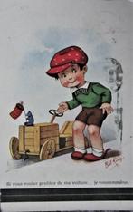 FANTASIE- KAART- KIND MET WAGENTJE 1941, Ophalen of Verzenden, 1940 tot 1960, Gelopen, Kinderen