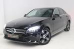 Mercedes-Benz C 180 9G-Tronic  ** Camera | Leder | DAB, Auto's, 4 deurs, 140 g/km, Zwart, Bedrijf