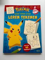 Pokemon- stap voor stap leren tekenen- NIEUW, Boeken, Ophalen of Verzenden, Nieuw
