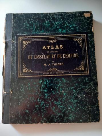 Atlas van de geschiedenis van het consulaat en het rijk 1880 beschikbaar voor biedingen