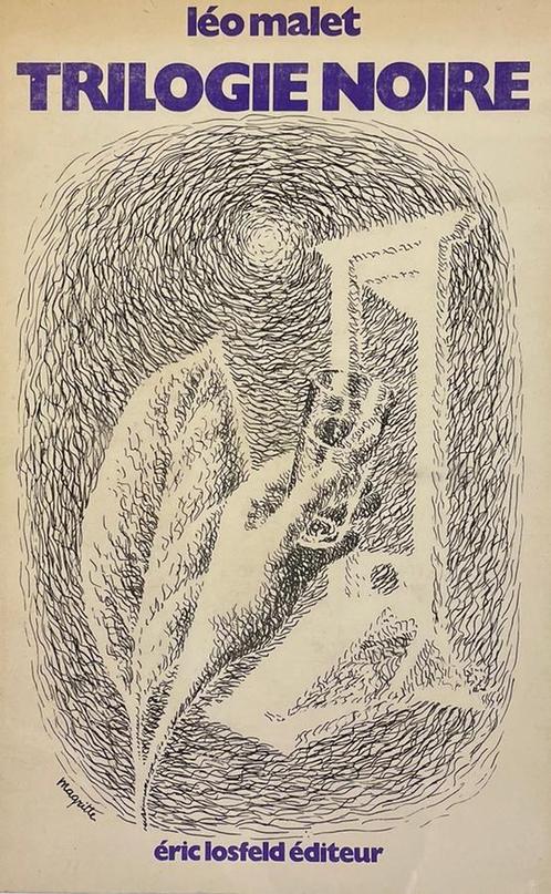 Magritte - Illustration couverture - Typographie, Antiquités & Art, Art | Lithographies & Sérigraphies, Enlèvement ou Envoi