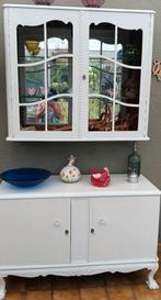 vitrine kasten, tafel met decoratie van Malachiet, Huis en Inrichting, Ophalen, Zo goed als nieuw