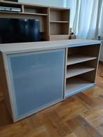 Besta IKEA meubelschuifdeur 120x41x64cm, Ophalen, Zo goed als nieuw, Eikenhout