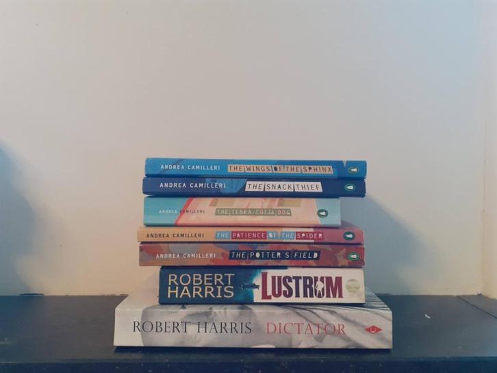 Boeken Harris en Camilleri, Boeken, Romans, Gelezen, Ophalen of Verzenden