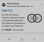 fietswielen carbon  FFWD, Fietsen en Brommers, Racefiets, Zo goed als nieuw, Ffwd, Ophalen