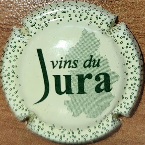 Capsule Crémant du Jura, Vins du Jura Crème & vert nr 01, Collections, Vins, Neuf, Vin blanc, France, Enlèvement ou Envoi
