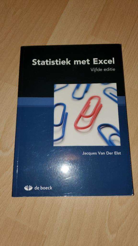 Statistiek met Excel, Boeken, Schoolboeken, Gelezen, Ophalen of Verzenden
