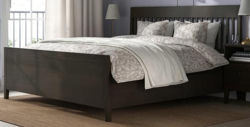 Bedframe met lattenbodem, Huis en Inrichting, Slaapkamer | Bedden, Zo goed als nieuw, Tweepersoons, 180 cm, 200 cm, Hout, Bruin