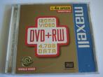 DVD+RW Maxell 4.7 GB, Verzenden, Herschrijfbaar, Zo goed als nieuw, Dvd