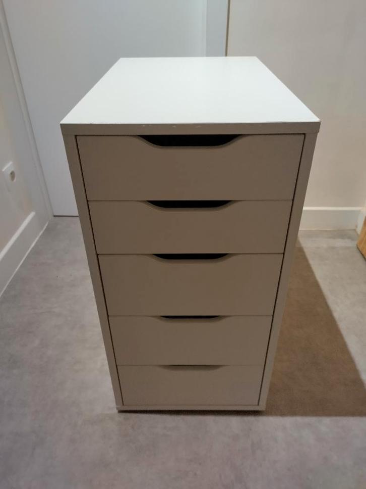 IKEA ALEX ladeblok – wit – 36x70 cm – zeer goede staat, Huis en Inrichting, Kasten | Ladekasten, Zo goed als nieuw, Minder dan 100 cm
